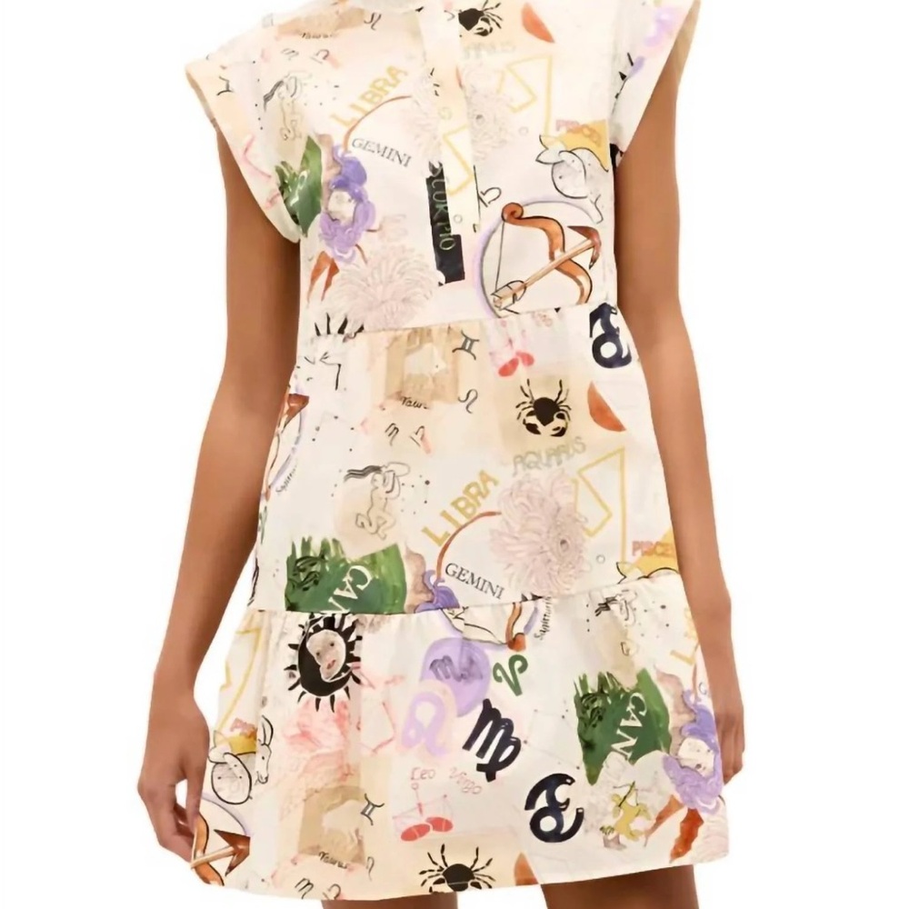NWT Marie Oliver Lachlan Dress - Zodiac Print